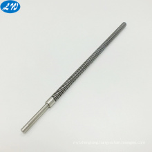 High concentricity tolerance cnc turning parts stainless steel trapezoidal screw linear shaft